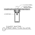 Canopy Rafter - Structural Flush Glazing